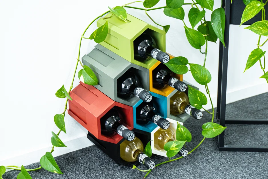 Kệ Rượu Vang Lục Giác Modular - Tủ (Cabinet) - Image 1