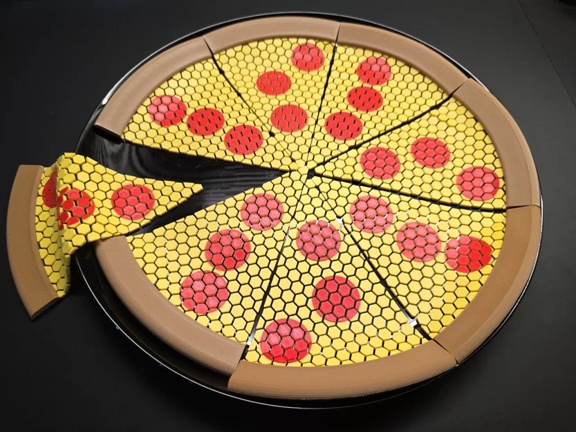 Bộ Fidget Flexi Pizza (cần mesh fabric) - Image 1