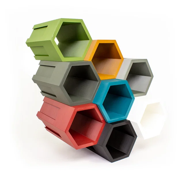 Kệ Rượu Vang Lục Giác Modular - Tủ (Cabinet) - Image 3