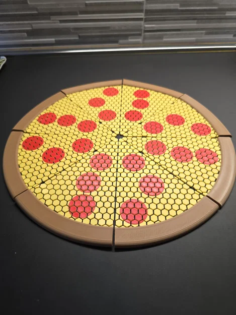 Bộ Fidget Flexi Pizza (cần mesh fabric) - Image 4