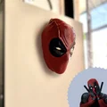 Mô hình 3D mặt nạ Deadpool biểu cảm hài hước trang trí PC - Thumbnail 1