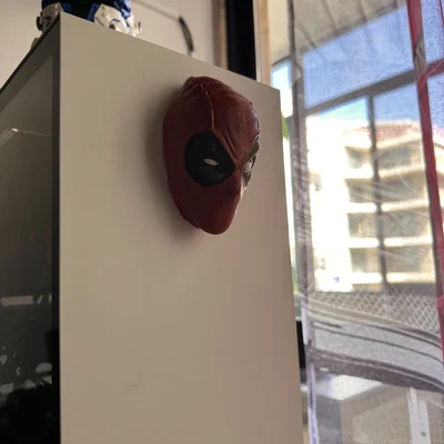 Mô hình 3D mặt nạ Deadpool biểu cảm hài hước trang trí PC