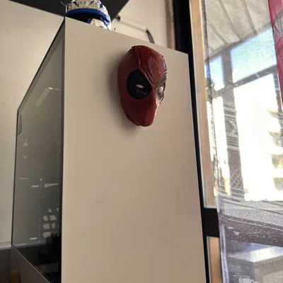 Mô hình 3D mặt nạ Deadpool biểu cảm hài hước trang trí PC