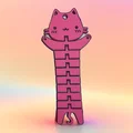 Móc khóa mèo Flexi Cat - Mẫu in 3D linh hoạt, cực dễ thương - Thumbnail 4