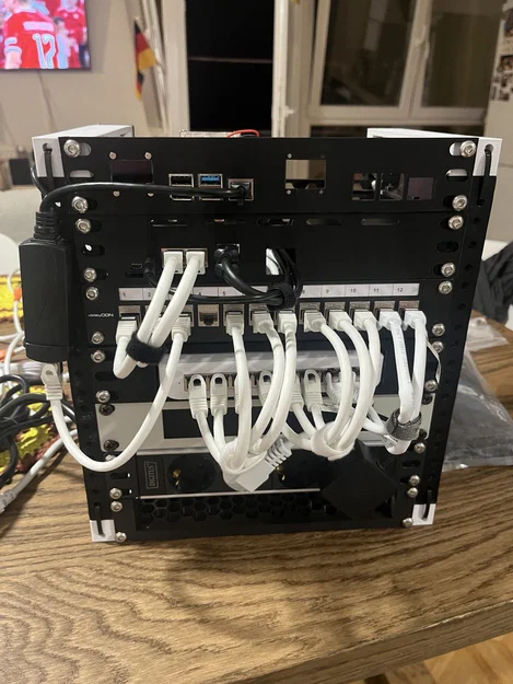 Giá gắn rack 10-inch cho Raspberry Pi 4B (Rack Mount) - Image 2