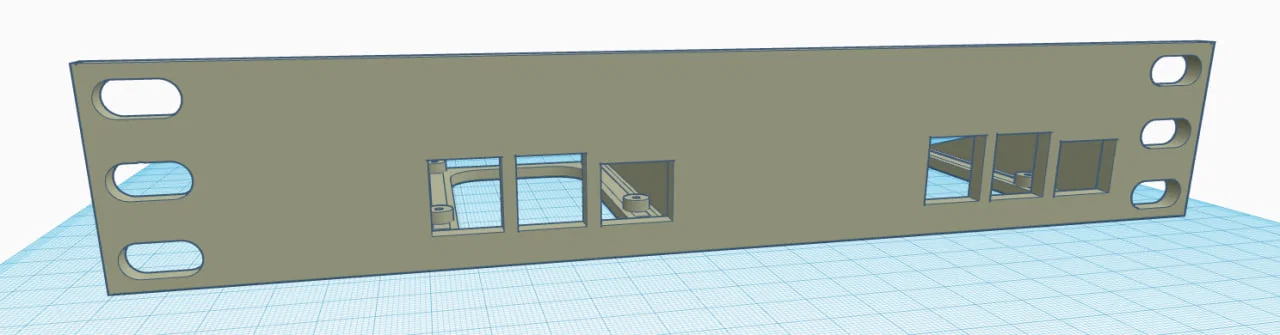 Giá gắn rack 10-inch cho Raspberry Pi 4B (Rack Mount) - Image 3