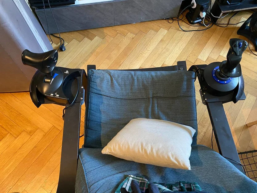 Ngàm gắn Thrustmaster T.Flight HOTAS 4/One/X cho ghế IKEA Poäng - Image 2