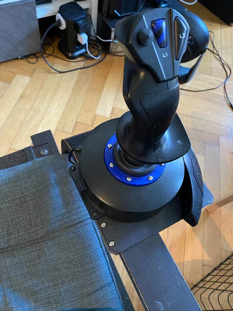 Ngàm gắn Thrustmaster T.Flight HOTAS 4/One/X cho ghế IKEA Poäng - Image 4