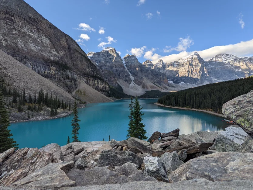 Moraine Lake – Alberta, Canada (Mô hình địa hình) - Image 2