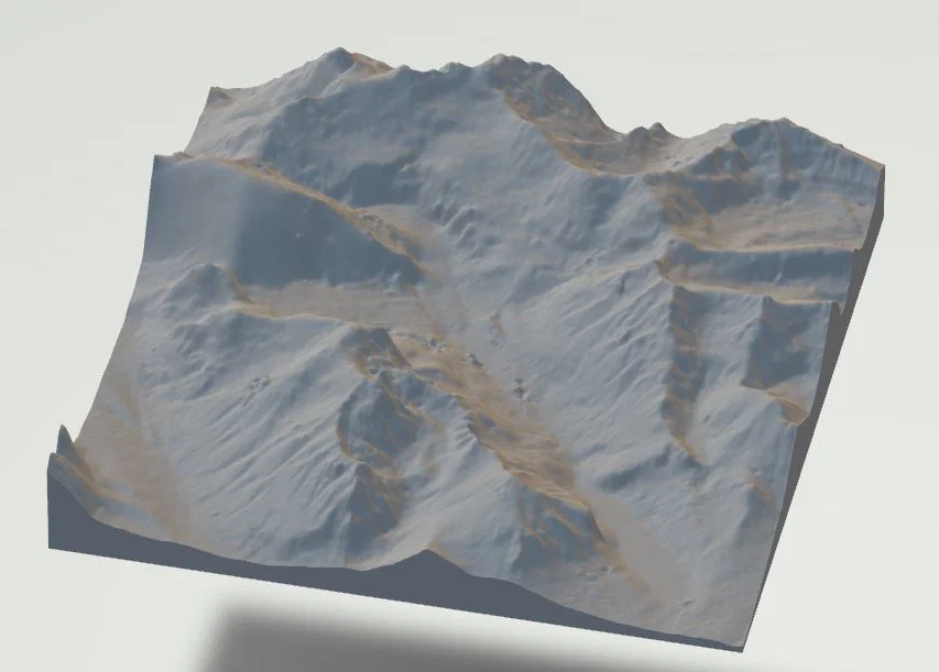 Lake Louise - Alberta, Canada (Mô hình địa hình) - Image 1