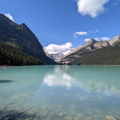 Lake Louise - Alberta, Canada (Mô hình địa hình)
