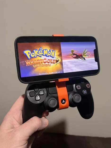 Giá đỡ điện thoại iPhone 13 Pro Max gắn tay cầm PS4 (In 3D) - Image 1