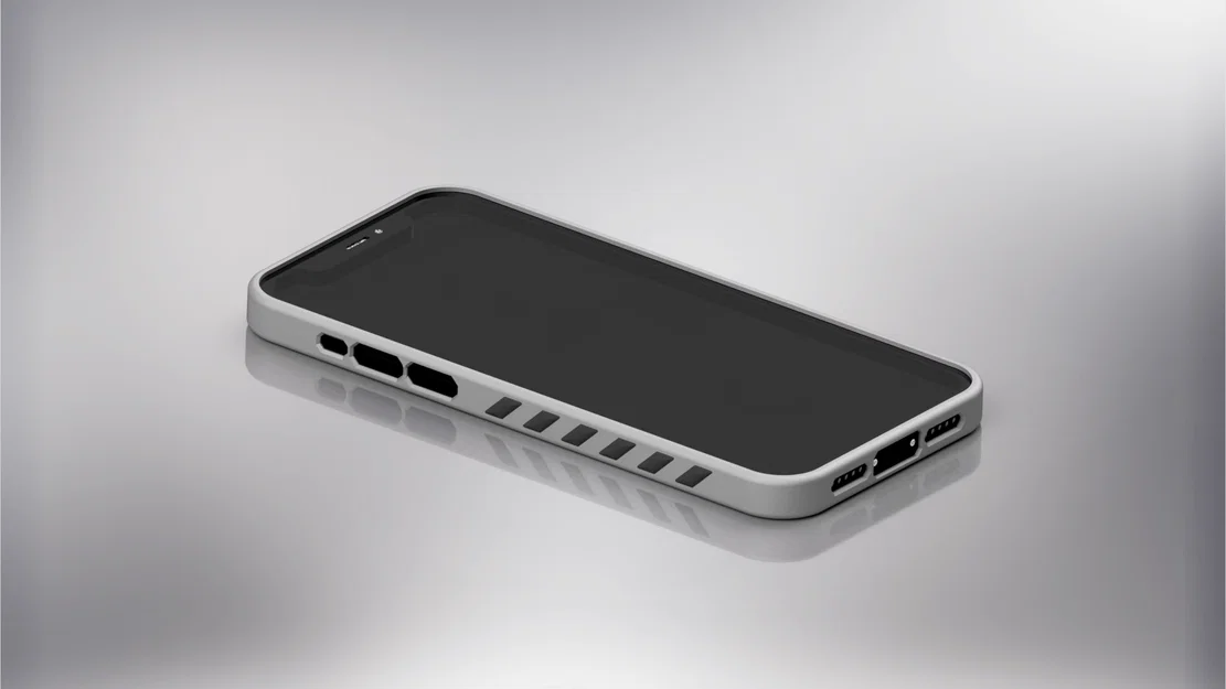 Ốp lưng iPhone 12 (phong cách dbrand Grip) - Image 2