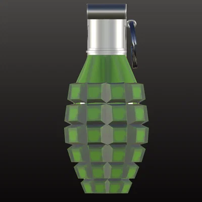 Mô hình quả lựu đạn (Grenade) 3D độc đáo để trang trí và sưu tầm