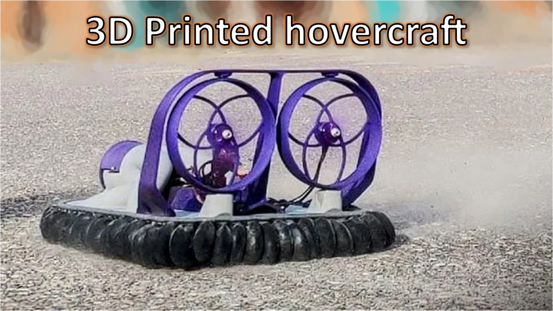 RC Hovercraft (Hovercraft điều khiển từ xa) in 3D - Image 3