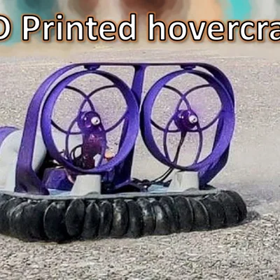 RC Hovercraft (Hovercraft điều khiển từ xa) in 3D