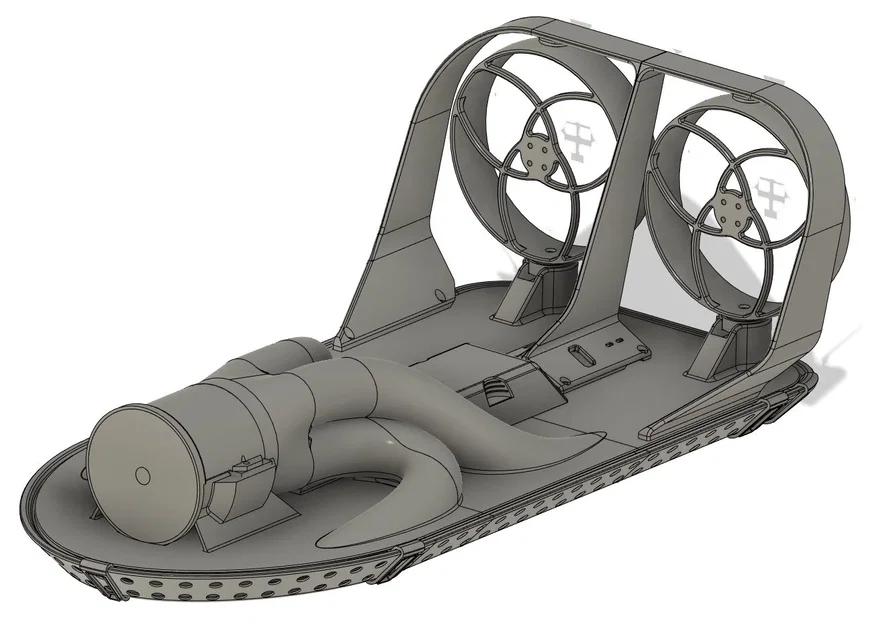 RC Hovercraft (Hovercraft điều khiển từ xa) in 3D - Image 4