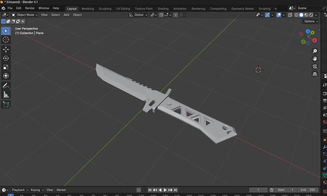 Mô hình Xenohunter Knife [VALORANT] - File in 3D dành cho Cosplay - Image 2