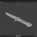Mô hình Xenohunter Knife [VALORANT] - File in 3D dành cho Cosplay - Thumbnail 2
