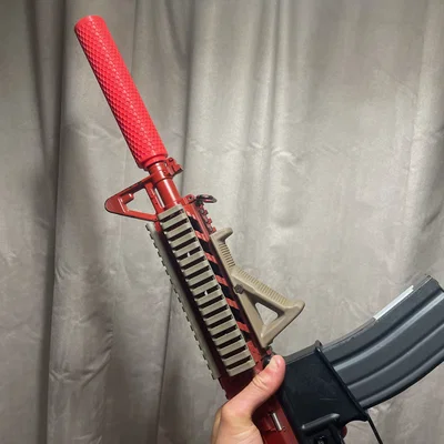 Suppressor Airsoft Honeycomb ren 14MM CCW