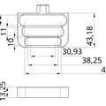Giá treo 3 dụng cụ (kềm) cho HSW Honeycomb Storage Wall - Thumbnail 3