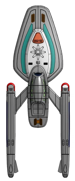 Mô hình phi thuyền 3D Concept-Ship U.S.S. Intrepid phong cách Star Trek - Image 7