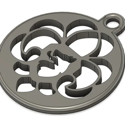 Móc khóa biểu tượng hướng đạo sinh (Klíčenka SKAUT) in 3D