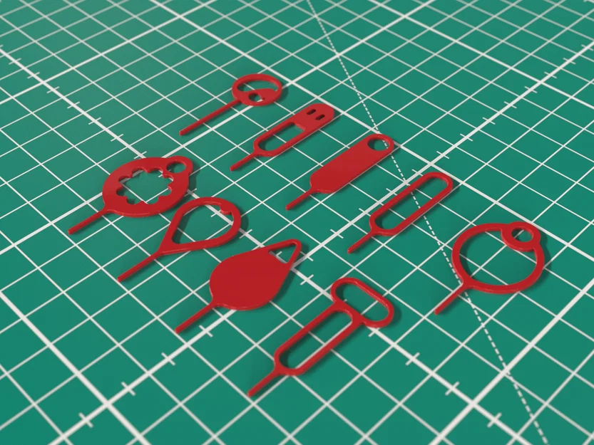 Bộ dụng cụ tháo khay SIM (Sim Eject Tools Set) in 3D cực tiện lợi - Image 1