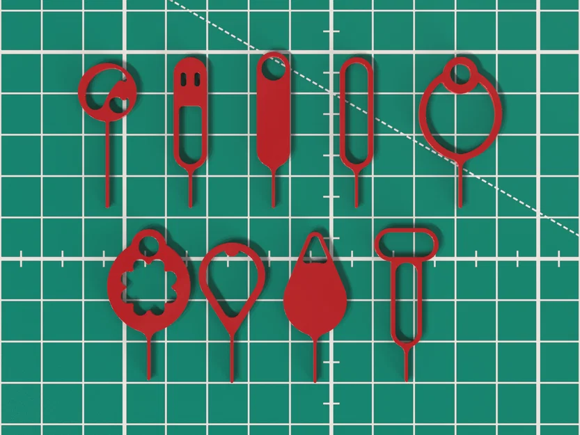 Bộ dụng cụ tháo khay SIM (Sim Eject Tools Set) in 3D cực tiện lợi - Image 2