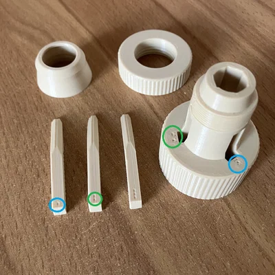 Đầu kẹp mũi khoan cầm tay 1mm-7mm hoặc 1mm-10mm