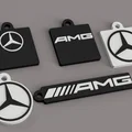 Bộ sưu tập móc khóa 3D Mercedes-Benz và AMG phong cách - Thumbnail 2
