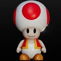 Mô hình 3D Toad Super Mario đáng yêu cho người đam mê in 3D - Thumbnail 1