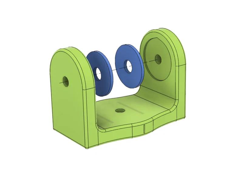 Ngàm camera Pan & Tilt (Pan & Tilt Camera Mount) cho tripod - Image 3