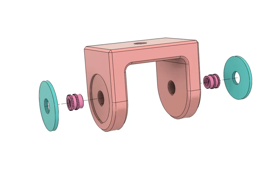 Ngàm camera Pan & Tilt (Pan & Tilt Camera Mount) cho tripod - Image 4