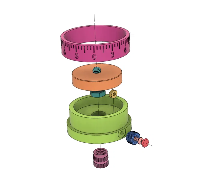 Ngàm camera Pan & Tilt (Pan & Tilt Camera Mount) cho tripod - Image 5