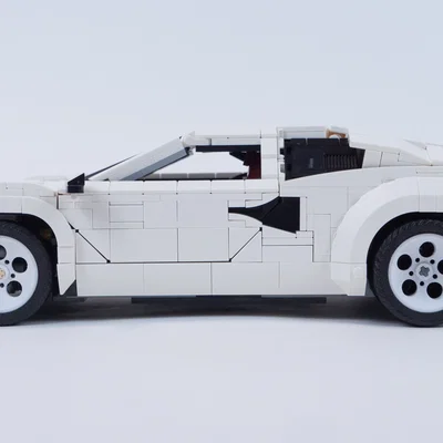 Bánh xe chân thực cho mô hình LEGO 10337 Lamborghini Countach