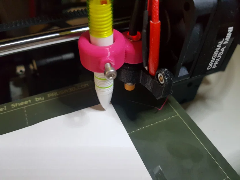 Ngàm gắn bút Prusa MINI Plotter bracket - Biến máy in thành máy vẽ - Image 3