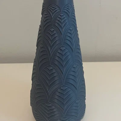 Bộ bình hoa họa tiết lá (Leaf Vase) in 3D độc đáo
