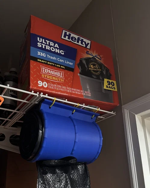 Hộp nhả túi rác XL Plus cho cuộn 6in/150mm (Hefty 33 Gal SamsClub) - Image 1