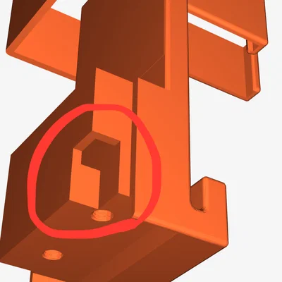 Giá treo cuộn nhựa bên hông cho máy in 3D Ender 3 v3 KE