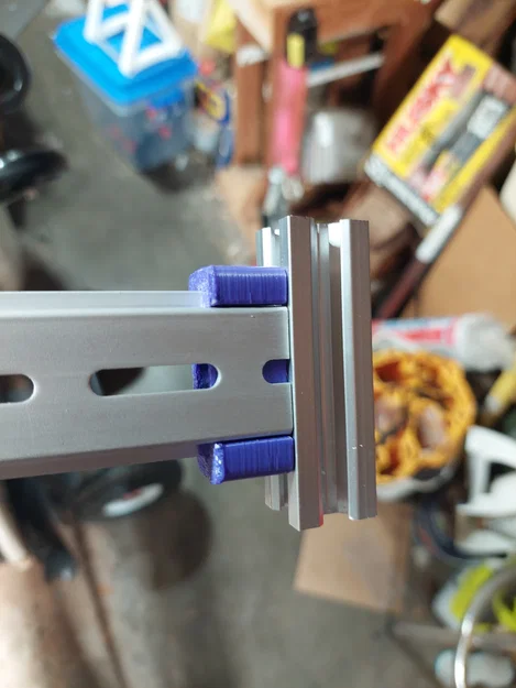 Ngàm gắn DIN Rail cho nhôm định hình 2020 (2020 DIN Rail mount) - Image 2