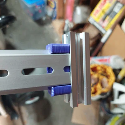 Ngàm gắn DIN Rail cho nhôm định hình 2020 (2020 DIN Rail mount)