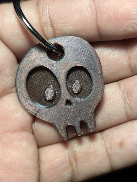 Móc khóa đầu lâu 3D - Phụ kiện cá tính độc đáo cho chìa khóa - Image 1