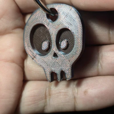 Móc khóa đầu lâu 3D - Phụ kiện cá tính độc đáo cho chìa khóa