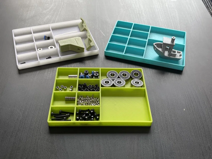 Khay đựng linh kiện (Parts Tray) in 3D gọn gàng, tiết kiệm nhựa - Image 1