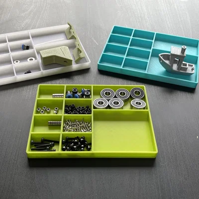 Khay đựng linh kiện (Parts Tray) in 3D gọn gàng, tiết kiệm nhựa
