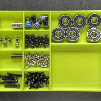 Khay đựng linh kiện (Parts Tray) in 3D gọn gàng, tiết kiệm nhựa