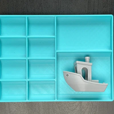 Khay đựng linh kiện (Parts Tray) in 3D gọn gàng, tiết kiệm nhựa