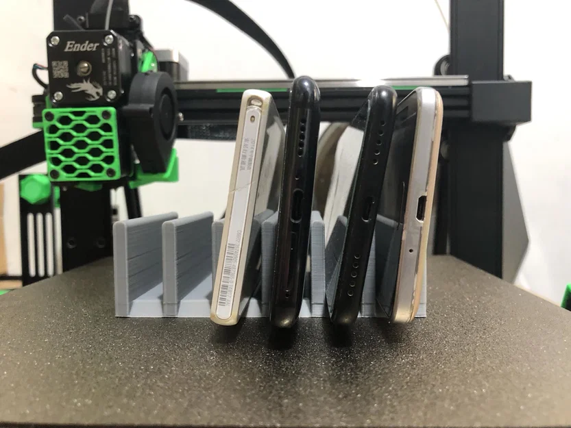 Khay để điện thoại 3 ngăn - Giải pháp lưu trữ điện thoại gọn gàng - Image 3