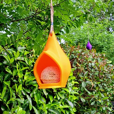 Máng Treo Thức Ăn Cho Chim (Bird Feeder) – Dùng 1 Viên Fat Ball
